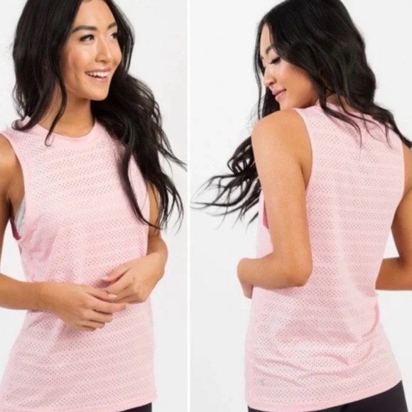 Zyia Chill Mesh Workout Tank Top - Picture 2 of 6